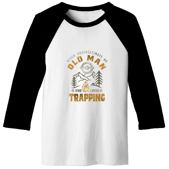 Trapping Trap Hunting Trapper Baseball Tees