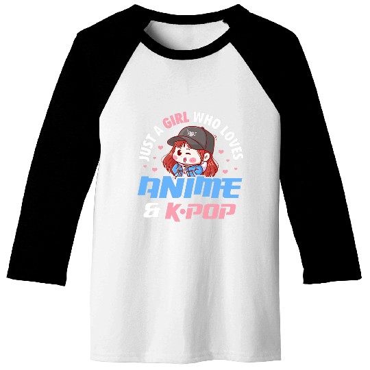 Anime 2KPop Korean Music Lover Baseball Tees