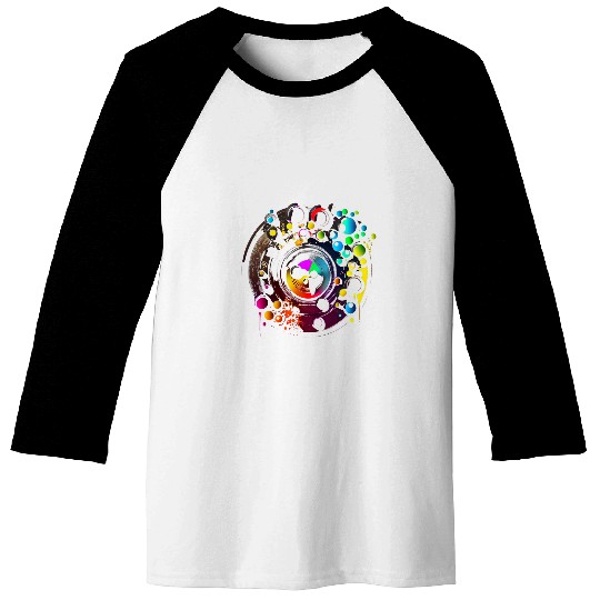 80s music vinyl vintages retro music gift Baseball Tees