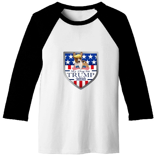 My Basenji For Trump Baseball Tees