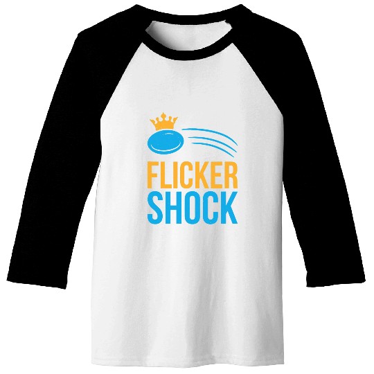 Retro Folf DisGolf Ultimate Frisbee Flicker Shock Baseball Tees
