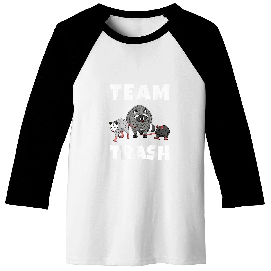 Raccoon Pet Team Cute Trash Panda Ringtail Lover 3 Baseball Tees
