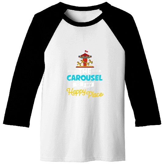 Horse Lover Carousel Horse Tornado carnivals Ride Amusement Park 232 Baseball Tees