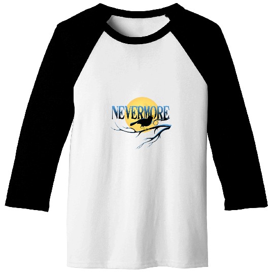 Lacrosse Gift Annie Lang Nevermore Raven Baseball Tees