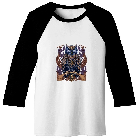 Owl Pet Gothic Owl Witchcore Aesthetic Witchcraft Occult Baseball Tees