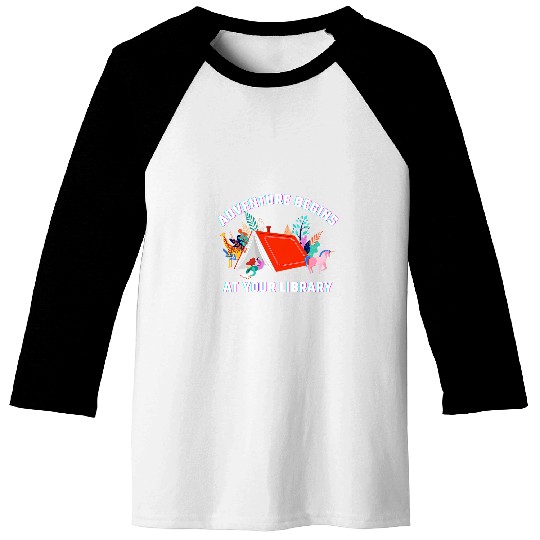 Adventure Begins At Your Library Summer Reading 2024 Funny Baseball Tees