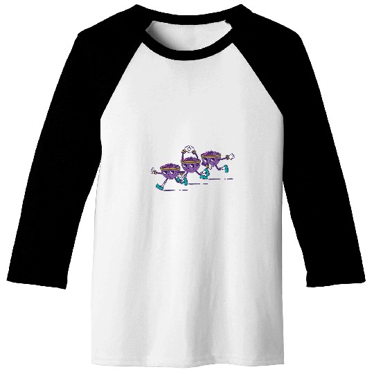 Lacrosse Gift Fitness Lettuce Vegetable Cartoon Gym Baseball Tees