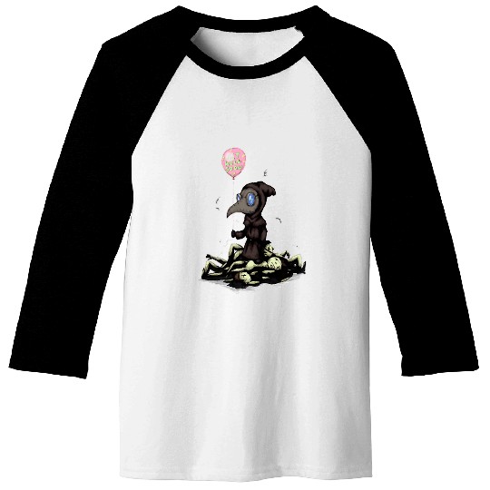 Get Well Soon Plague Doctor Baseball Tees