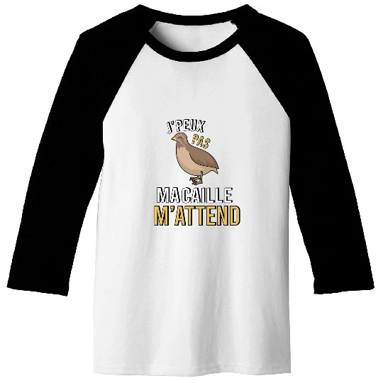 Quail Breeding Funny Novelty Gift Idea Baseball Tees