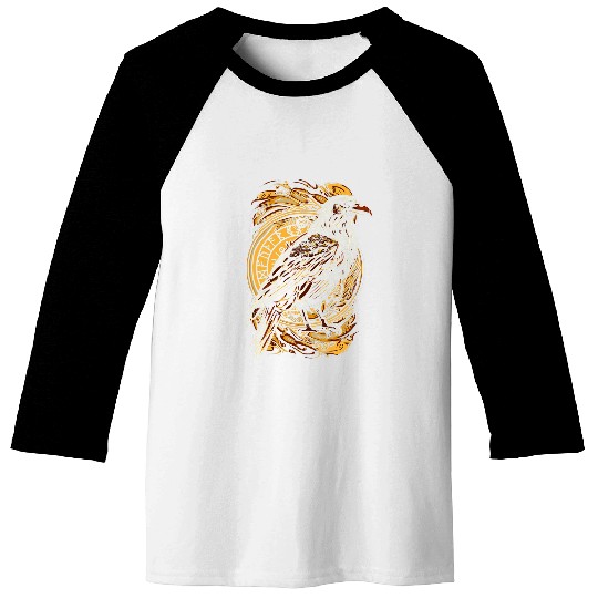 Lacrosse Gift Odins Raven Huginn or Muninn 2Norse Mythology 2Raven Baseball Tees