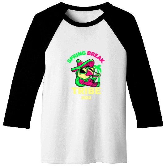 Spring Break Florida 2Drinking Parrot Margarita 2 Baseball Tees