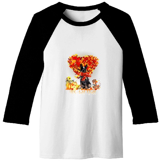 Its Fall Yall Blue Heeler Dog Lovers Thanksgiving202 Baseball Tees