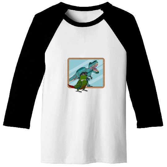 Parrot 2T Rexs Reflection I Green Cheek Conure Baseball Tees
