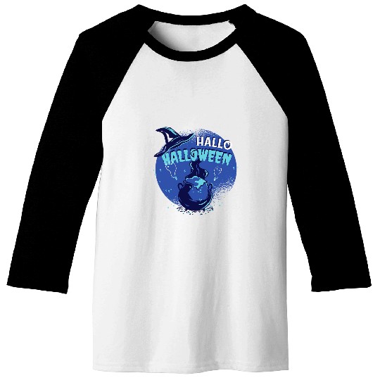 Crystal Ball Cauldron Magic Baseball Tees