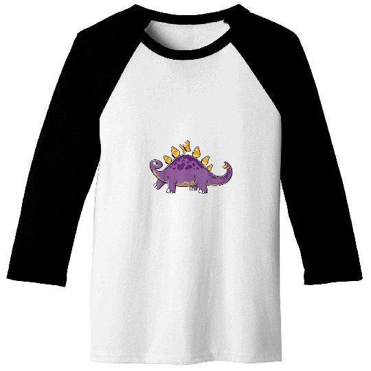 Stegosaurus Butterfly Baseball Tees