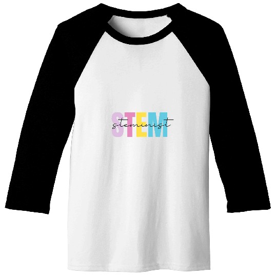 Stem Squad Science Technology Engineering Math 2Steminist Baseball Tees