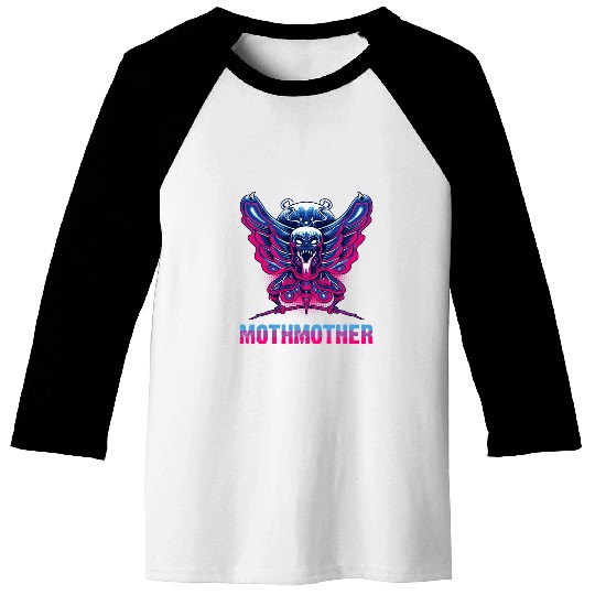 Mothmother Scary Moth Insect Halloween Costume Party Baseball Tees