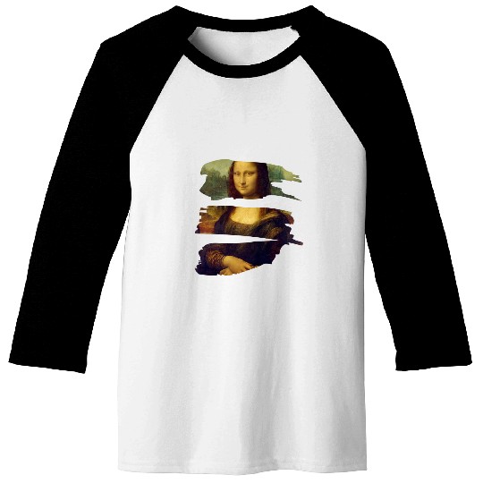 Mona Lisa La Gioconda La Joconde Leonardo da Vinci 2 Baseball Tees