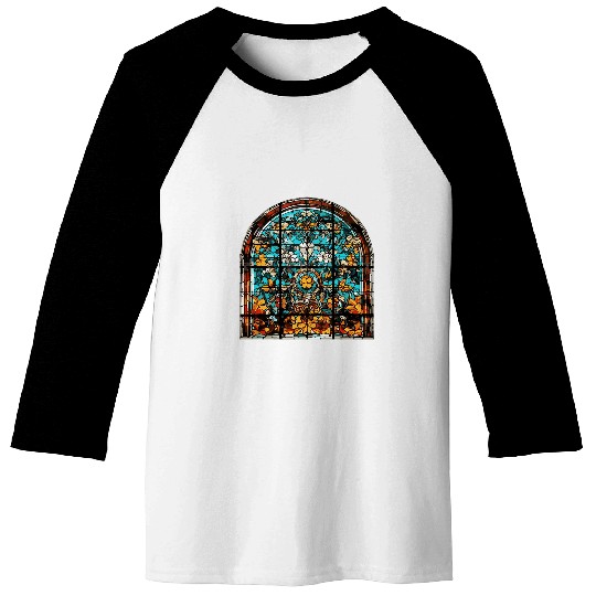 Stained Glass Windows Stained Glass Glass Artist 4 Baseball Tees