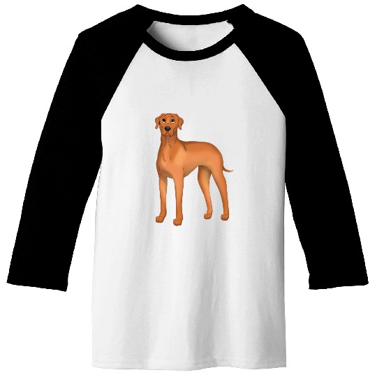 Rhodesian Ridgeback Dog 5 Baseball Tees