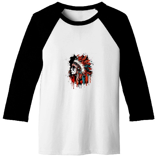 Native American Dreamcatcher Indian Design 25 Baseball Tees