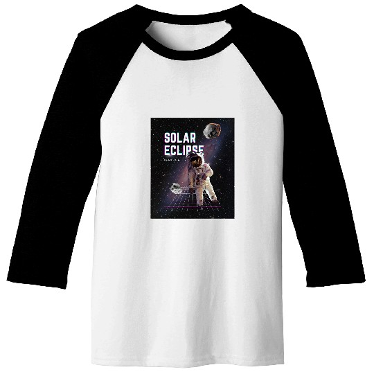 Solar Eclipse astronaut april 8 2024 Baseball Tees