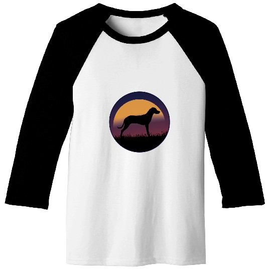 Rhodesian Ridgeback Dog Retro Baseball Tees