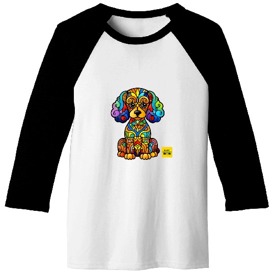 Pretty Poodle Baseball Tees