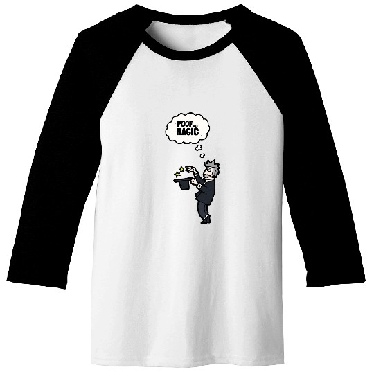 Magician Magic Mage Wizard Supernatural Witch Baseball Tees