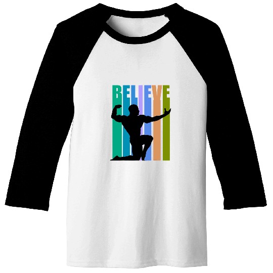 Mens Motivational Mens Bodybuilder Bodybuilding Compete Coach Baseball Tees