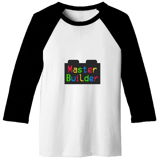 MASTER BUILDER Toy Blocks Destroyer Brick Building Boy Baseball Tees