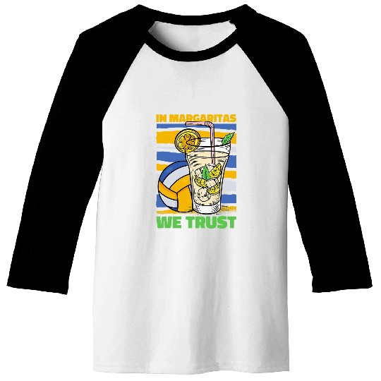 Volleyball Vball Beach Volleyball Margarita Baseball Tees