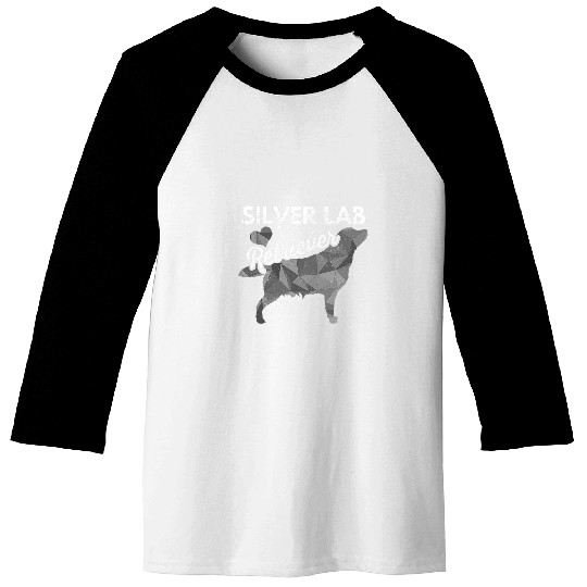 Labrador Lab Dog Shirt Silver Lab Labrador Lover Baseball Tees