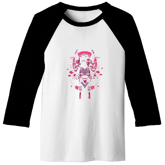 Vampire Geisha 2Japan Japanese Horror Anime Manga Gothic 22 Baseball Tees