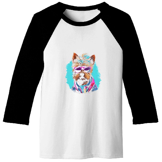 Yorkshire Terrier vintages Style 1 Baseball Tees