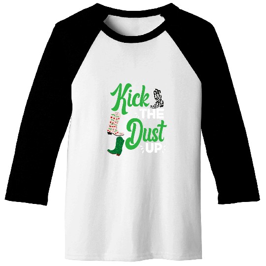 Line Dancing Dance Teacher Kick The Dust Up Baseball Tees