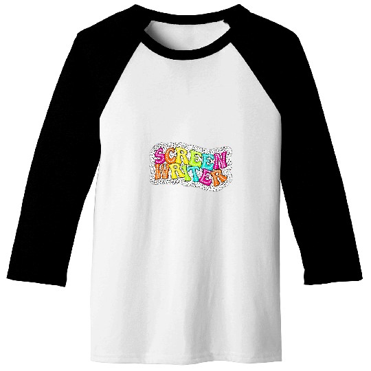 Dalmatian Screen Writer Baseball Tees