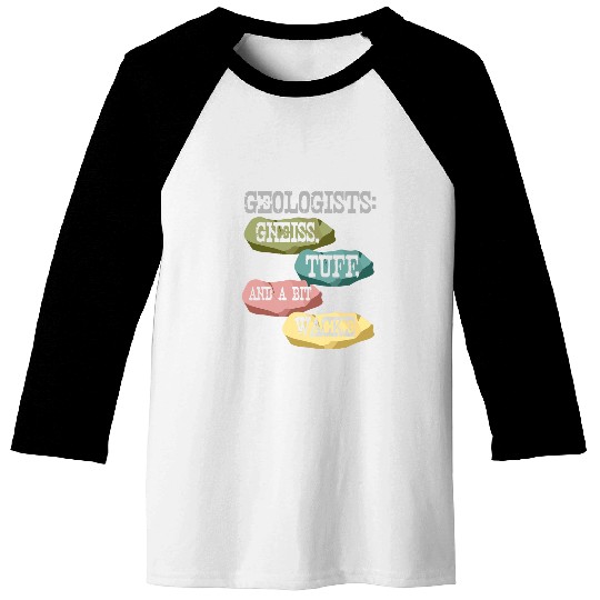 Rock Hounding Equipment for Adults Geologist Gifts Baseball Tees