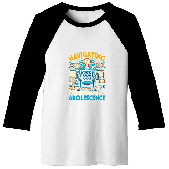 Middle School Counselor Student Counseling Profession 6 Baseball Tees