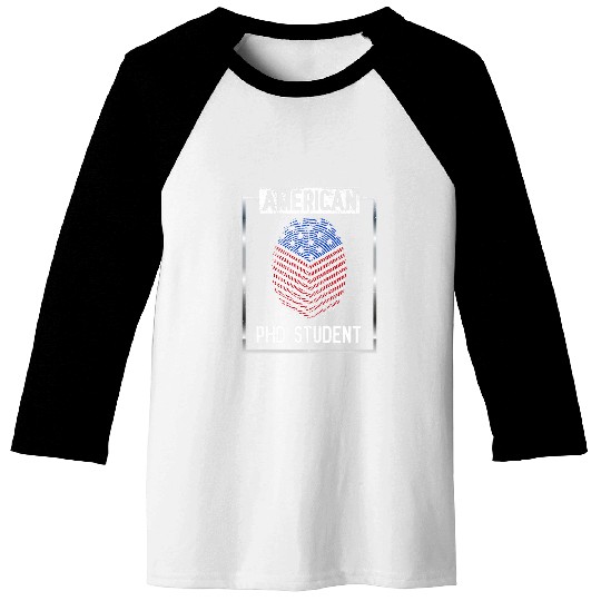 PhD Student Dissertation Skilled Doctorate Graduation Baseball Tees