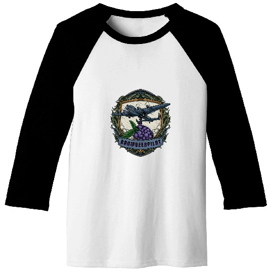 Blackberry pilot Baseball Tees