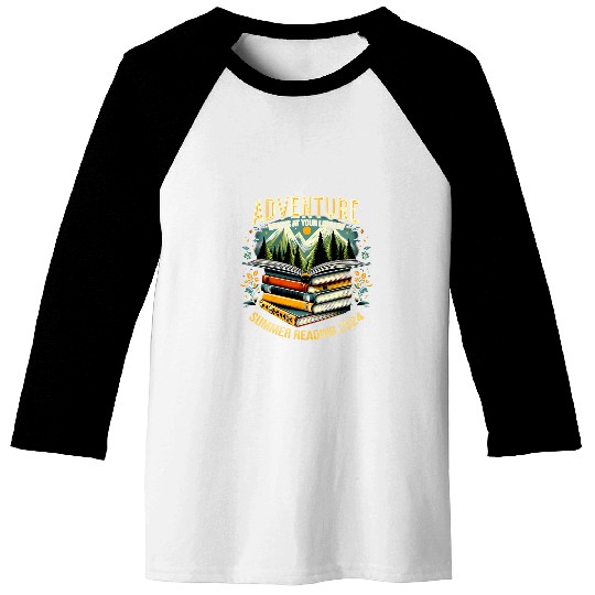 Adventure Begins At Your Library Summer Reading Activities Baseball Tees