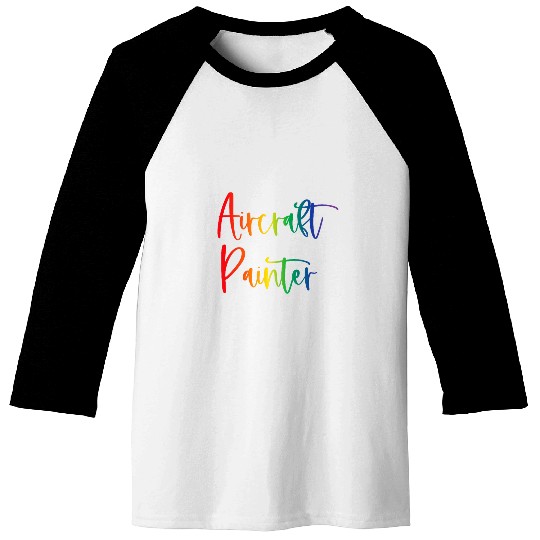 Gay Lesbian Transgender Pride Aircraft Painter Baseball Tees