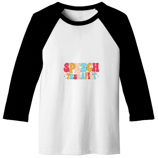 Speech Therapist Cool Speech Language Pathologist Baseball Tees