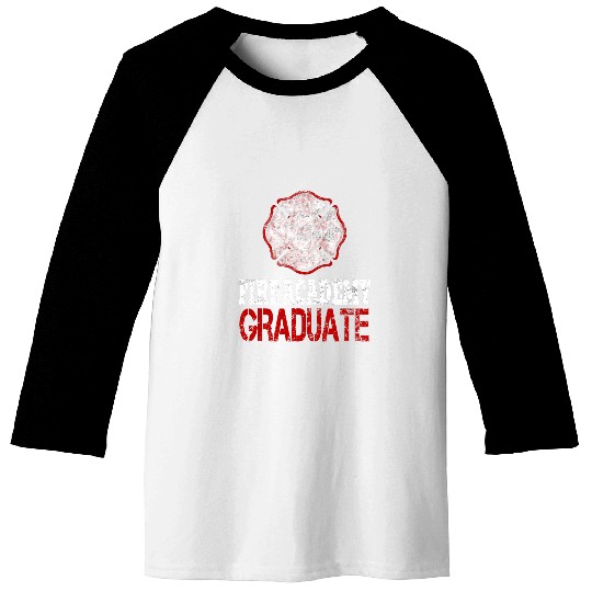 Academy Graduate Fireman Graduation Baseball Tees
