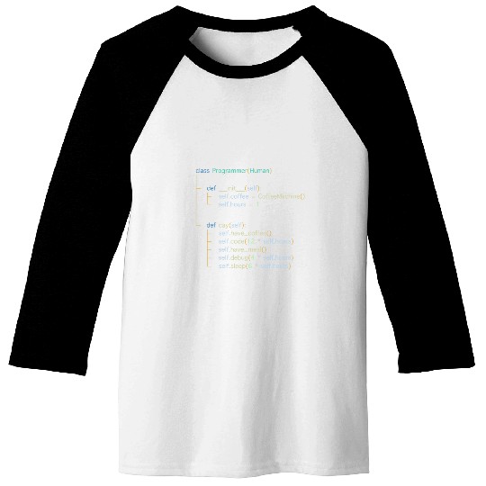 Python Programmer Day In The Life Coding Computer Science Baseball Tees