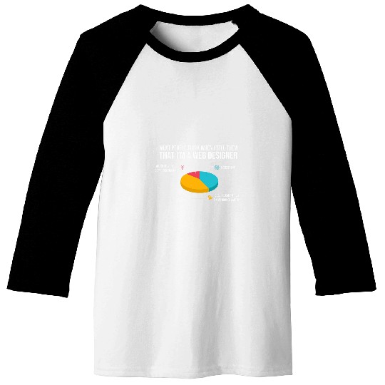 Website Programmer Funny Web Designer Web Developer Baseball Tees
