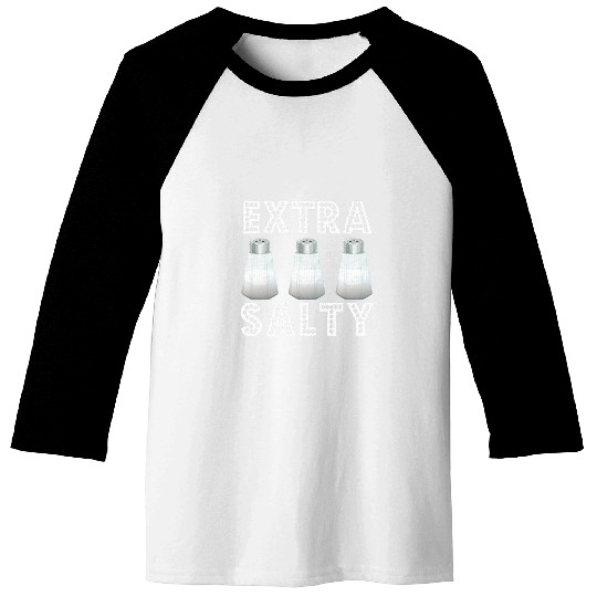 Funny Chef Cooking Extra Salty Culinary Student Baseball Tees