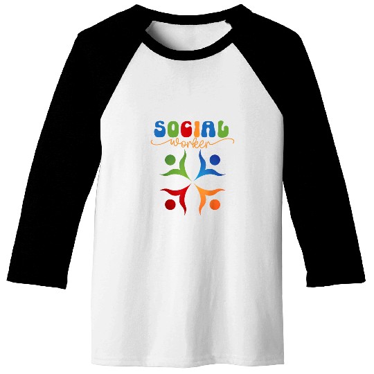 Social Worker Mental Health SelfCare Occupation Baseball Tees