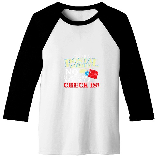 Yes Im A Postal Worker Baseball Tees
